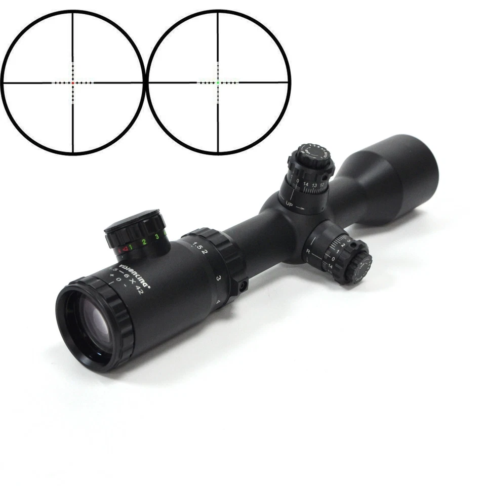 Visionking 1.5-6x42 Mil dot 30 mm Hunting tactical Rifle Scope 223  308  - Image 3 of 4