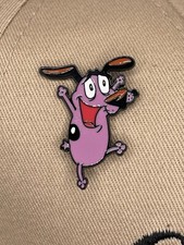 Courage The Cowardly Dog Enamel Pin - 90’s Cartoon Pin - Funny Brooch 42