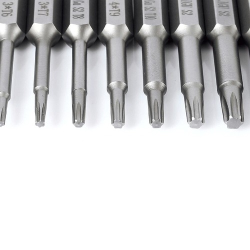 75-150mm Long Reach Torx Star Hex Security Bit Set Tamper Proof Screwdriver Bits - Picture 9 of 42