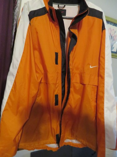 Original NIKE Windbreaker Jacket, Orange & White, Circa 1990s - Picture 1 of 9