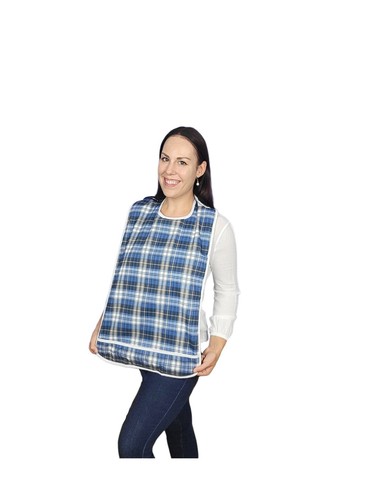Modaliv Adult Bibs for Eating (3 Pack) - Reusable Clothing Protector - Waterp... - Picture 4 of 9