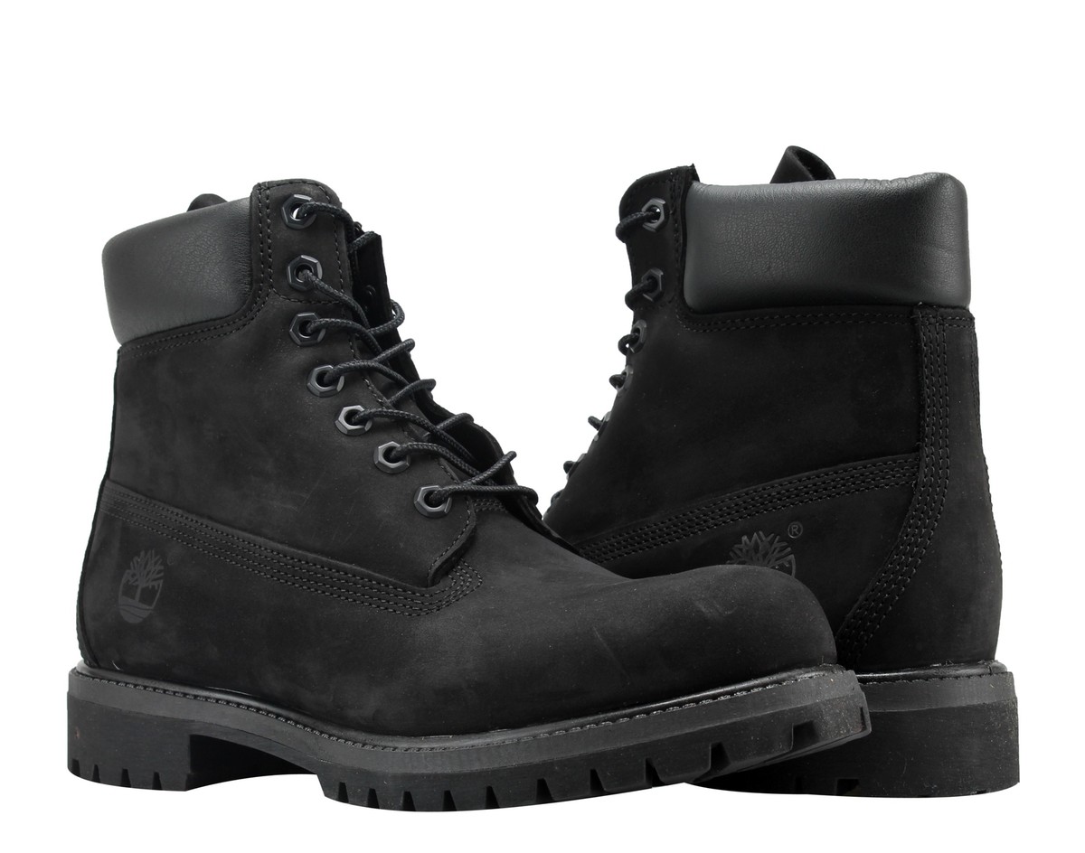 靴 TIMBERLAND 6inch PREMIUM WP BOOT 10073 Timberland 6-Inch Premium Waterproof Black Nubuck Men's Boots