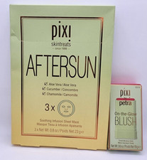1x Pixi By Petra On the Glow Blush & 1x Skintreats Soothing Infusion Sheet Mask