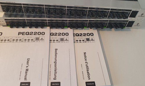 2 Unidades mono de Ecualizador BEHRINGER PQ 2200 Paramétrico. - Imagen 13 de 24