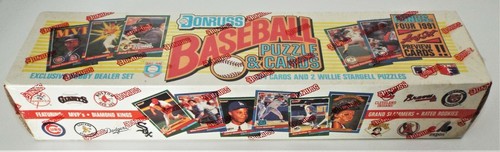 Donruss Baseball Puzzle & Cards 2 Willie Stargell Puzzles Hobby Dealer Set 1991 - Picture 2 of 7
