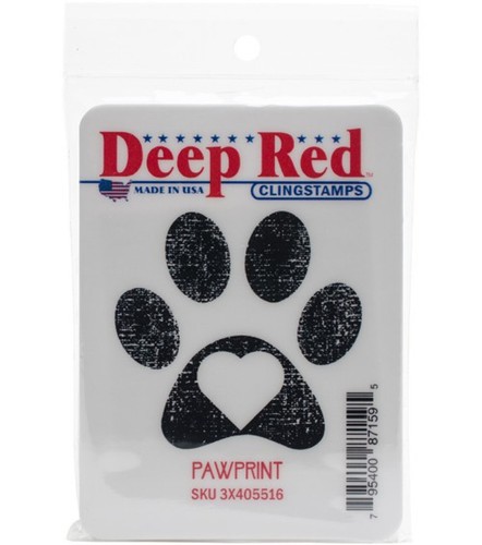 Deep Red Cling rubber stamps - 50 x 50 mm size - choice of over 30 designs - Picture 37 of 46