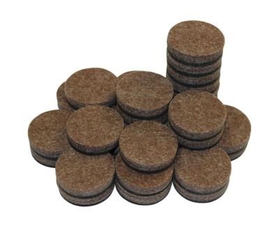 100 not ( 96 Pack ) Self-Stick Furniture Round Felt Pad Hard Wood Floor