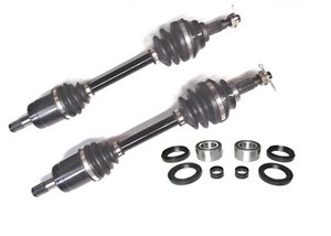 2003-2004-Honda-Rincon-650-4x4-ATV-Pair-of-Front-CV-Axles-amp-Wheel-Bearing-Kits