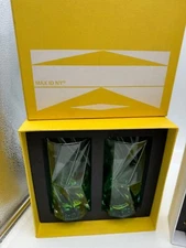 Max ID NY Max ID NY Ghost Tubler Highball Glasses MINT 6" Pair Drink Cup