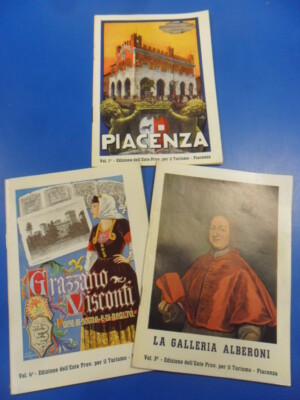 lot 3 vol. serie kleiner monographien tourismus piacenza grazzano visconti av 
