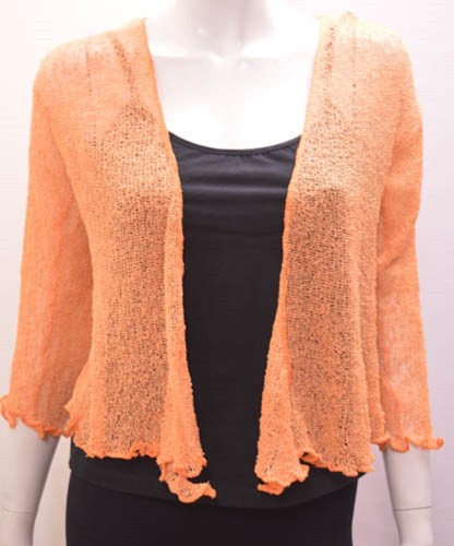 BOHO CHIC CROCHET STYLE KNIT SHRUG CARDIGAN MESH ONE SIZE 10 12 14 16 18 20 - Picture 10 of 37