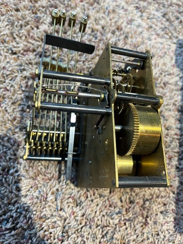 OLD CLOCK MOVEMENT AS FOUND