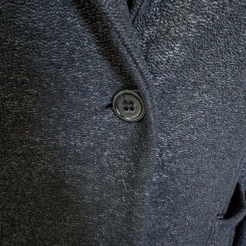 Majestic Filatures glitzernder schwarzer Blazer, Baumwolle Kaschmir Jacke Gr. XL - Bild 11 von 15