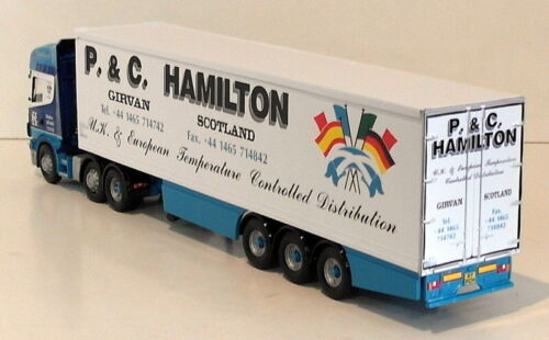 Corgi 1/50 Scale CC12906 - Scania Topline Fridge Trailer - P&C Hamilton - Girvan - Picture 3 of 6