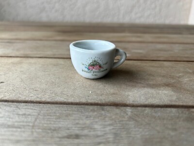 Sweet Princess White Porcelain Mini Tea Cup Dolgen