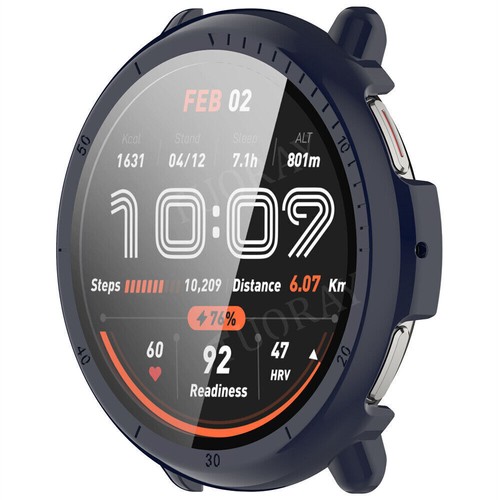 For Amazfit Active2 Case Smart Watch Protective Bumper PC/TPU Cover Screen Shell - Zdjęcie 105 z 126