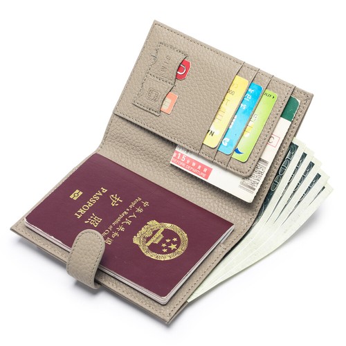 Travel Wallet & Family Passport Holder RFID Blocking Document Organizer Case Bag - Picture 6 of 24