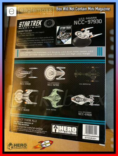 Eaglemoss Star Trek Online Starships Collection Edición 1 USS Gagarin Nuevo En Caja - Imagen 5 de 8