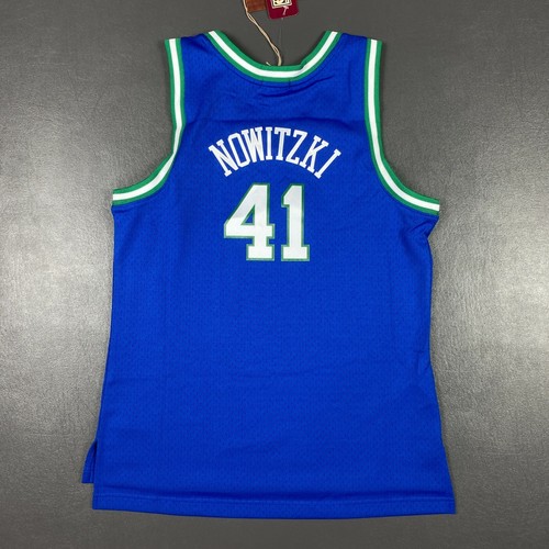 100% Authentic Dirk Nowitzki Mitchell & Ness Mavericks Jersey Size XL Womens - Picture 5 of 6