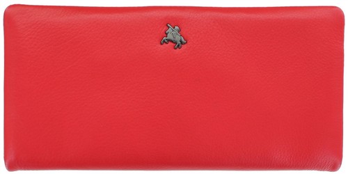 Visconti Leather Large Cash & Coin Purse with Note & Coin Compartments CM70 Red - Picture 4 of 9