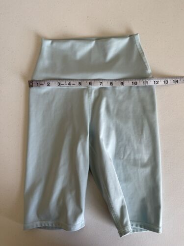 Pantaloncini biker donna Alice Olivia blu chiaro elasticizzati vita alta s XS - Foto 9 di 10