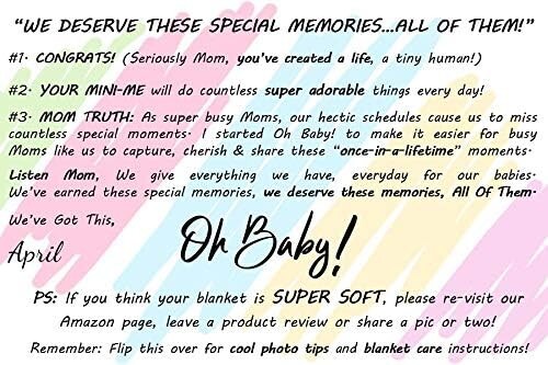 Deluxe Baby Milestone Blanket Gift Set, Premium Picture Accessories, Gorgeous - Picture 2 of 8