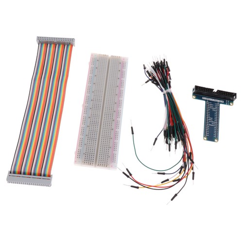 GPIO Erweiterungskarte Typ T + Kabel+Steckbrett+65 Jumper Kabel für Raspberry Pi - Bild 2 von 7