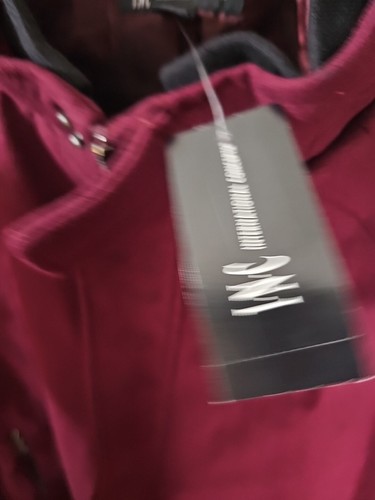 Inc Wool Mans Coat Burgundy Size XL New With Tags MSRP $179.50 - Picture 6 of 15