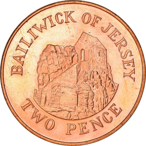 Islander Coin Jersey 2 Pence | Queen Elizabeth II | Saint Helier | 1998 - 2016 - Picture 3 of 8