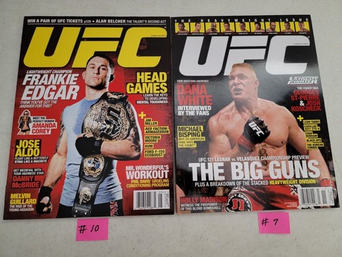 UFC  UFC 360 Magazines Back Issues 2010-2015 Your Choice 23 Variations Listing - Picture 12 of 32