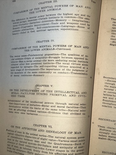 The Descent of Man and Selection in Relation to Sex, 2e,Charles Darwin, 1874 - Picture 9 of 12