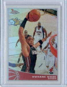 2009-10 TOPPS CHROME REFRACTOR #51 - DWYANE WADE #ED 342/500