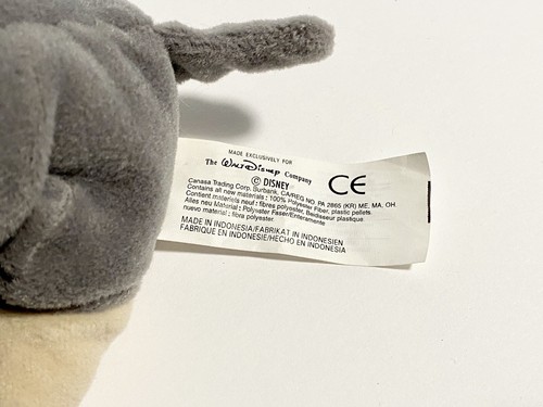 Lady & The Tramp 8" Bean Bag Peluche Disney Store Cane Vintage Lotto X 2 - Foto 8 di 9