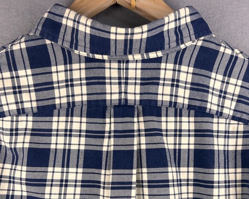 Ralph Lauren Men's Soft Flannel Shirt Blue XL Plaid Button Down 100% Cotton - Picture 8 of 15