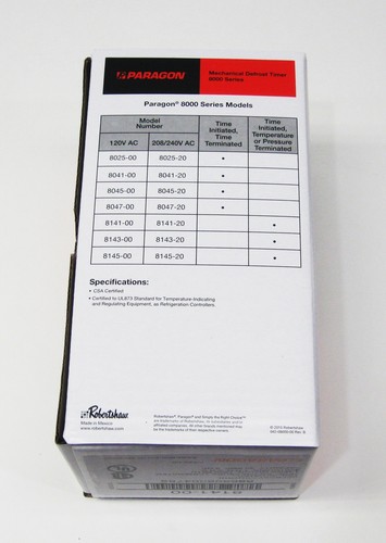 Paragon 8141-00 Defrost Control Commercial Refrigeration Timer. - Picture 7 of 7