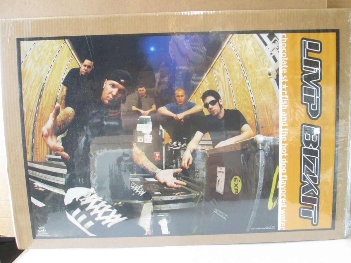 レア Limp biz kit 2000！ Reprinted 2 sided 2000 Limp Bizkit Concert T-Shirt, gift for
