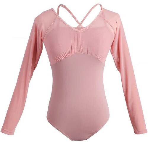 Women Short Sleeve Ballet Leotards Dance for Gymnastics/Yoga/Swimming/Lyrical - Foto 4 di 26