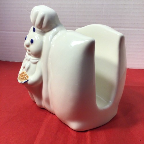 Vintage Pillsbury Doughboy Serviettenhalter 1988 Popping Fresh Keramik - Bild 2 von 5