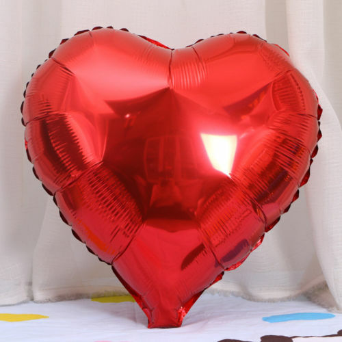 5pcs 18" Love Heart Foil Helium Balloons Wedding Party Birthday Decoration - Picture 4 of 17