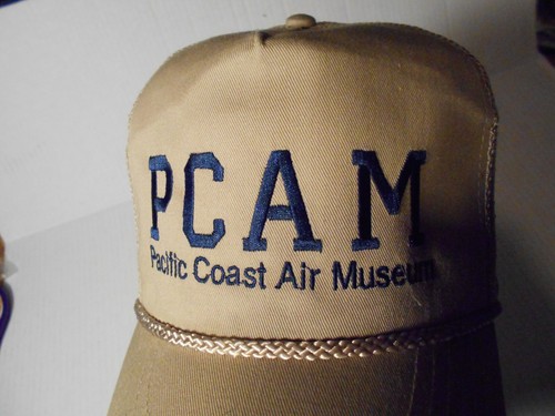Sombrero de camionero vintage PCAM Pacific Coast Air Museum OTTO Snapback - Imagen 8 de 10