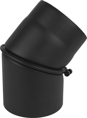 Kaminrohr Ofenrohr Rauchrohr Bogen Wandfutter Stahlrohr Schwarz 2mm Kamin Ofen - Bild 15 von 21