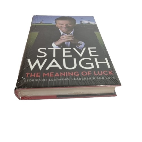 Steve Waugh - The Meaning of Luck Large Hardcover Book Brand New And Sealed - Picture 6 of 8