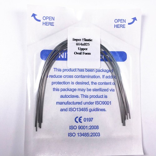 10packs Dental Orthodontic Arch Wires Rectangular Niti Super Elastic Oval Form - Picture 7 of 26