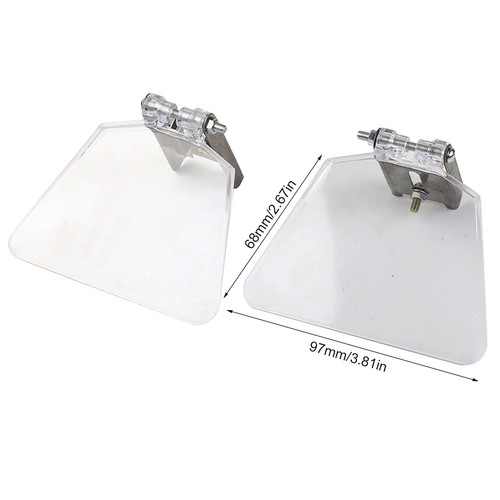 New Bench Grinder Safety Eye Shields Protection / Guards With Brackets 2 Pieces - Picture 15 of 17