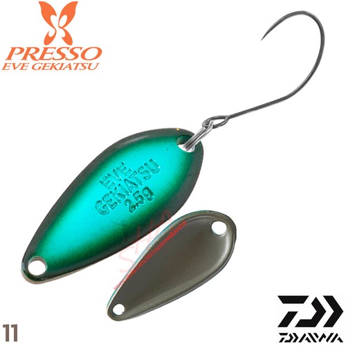 Daiwa Presso Eve Gekiatsu 2.5 g 23 mm area trout spoon various color - Picture 7 of 9