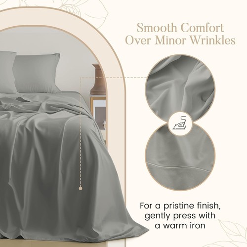 Premium Twin Sheets Set - 800 Thread Count Egyptian Cotton, Stylish & Versatile - Picture 6 of 9