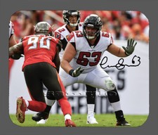 Chris Lindstrom Atlanta Falcons Facsimile Autographed Mouse Pad Item#8117