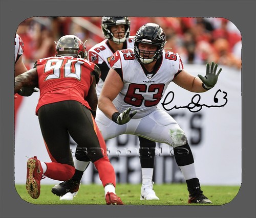 Chris Lindstrom Atlanta Falcons Faksimile signiertes Mauspad Artikel #8117