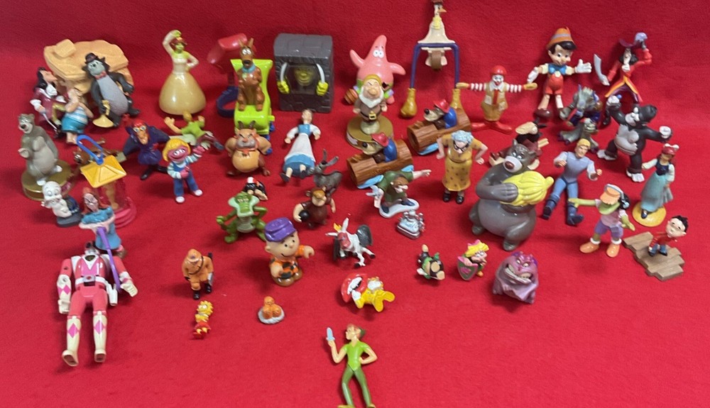 Vintage McDonald's Happy Meal & Burger King Kid's Meal Toy Lot