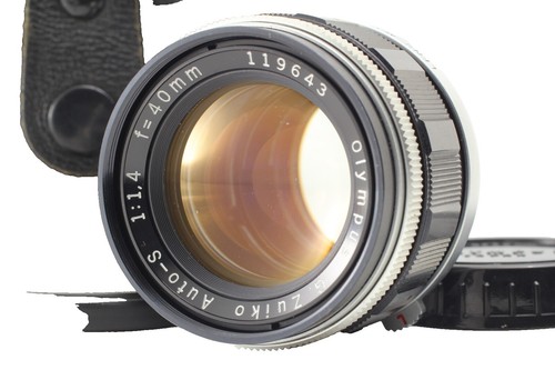 Olympus G.Zuiko Auto-S 40mm f/1.4 Manual Lens PEN-F | eBay